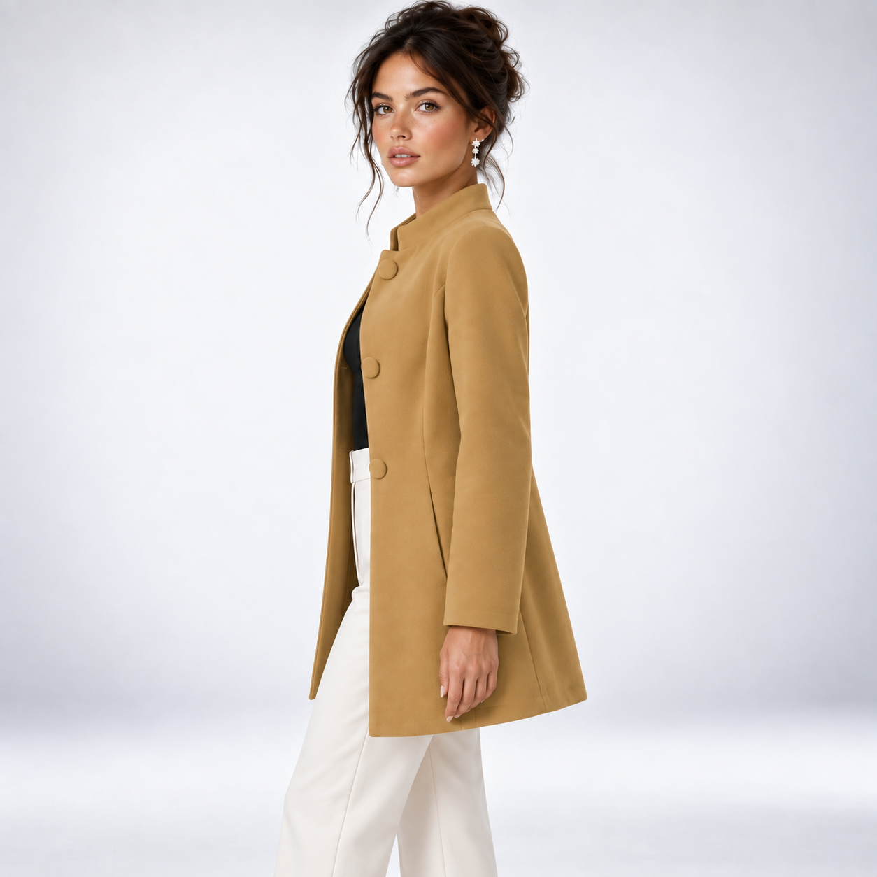 Sonia – Elegancka kurtka ze stójką