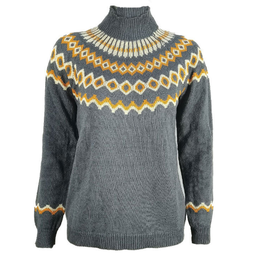 Roksana – Luźny sweter z golfem
