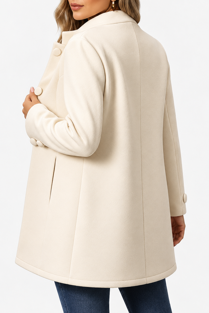 Czesława – Elegancki ciepły płaszcz w klasycznym kroju