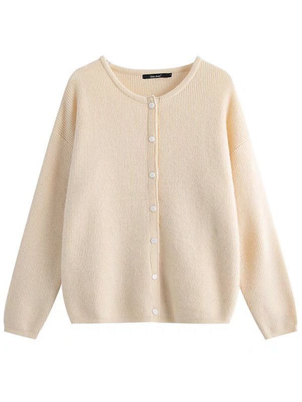 Joanna – Luźny kardigan oversize z guzikami
