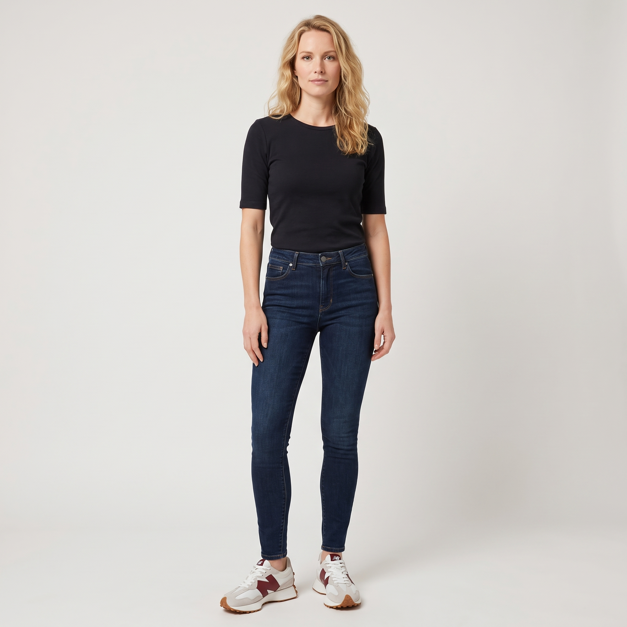Sneakersy damskie Elora w stylu retro – lekkie i wygodne na co dzień – Czerwony